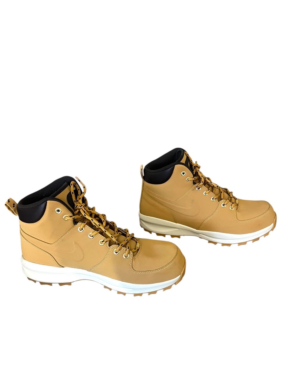Nike men’s Manoa Leather Boots haystack tan sz 10.5 outdoor workwear hiking